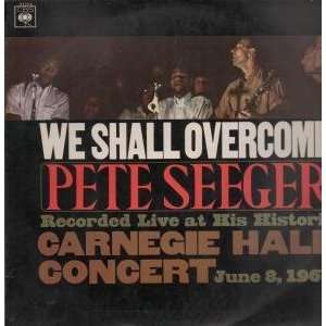   LIVE AT CARNEGIE HALL 1963 LP (VINYL) UK CBS 1963 PETE SEEGER Music