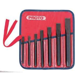  PROTO J86BS2 Cold Chisel Set,S2,5/16 7/8 In,7 Pc