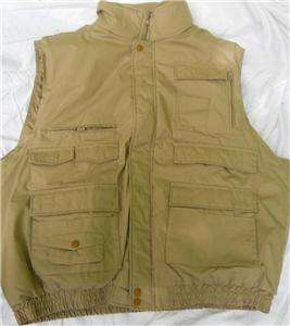 NEW STAG HILL FISHING HUNTING PADDED VEST KHAKI SIZE 3X  