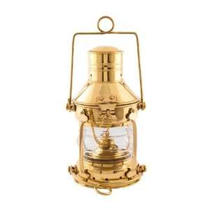    Oil Lantern   10 Top Brass Anchor Ship Lamp