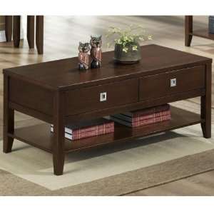 Wholesale Interiors New Jersey Coffee / Cocktail Table in Dark Brown 