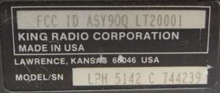 LOT 21 BENDIX KING LPH 5142 LPH5142 VHF HANDHELD RADIO  