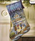   Dimensions Gold Christmas Eve Fun Stocking Counted Cross Stitch Kit