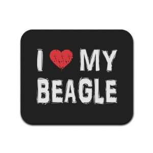  I Love My Beagle Mousepad Mouse Pad