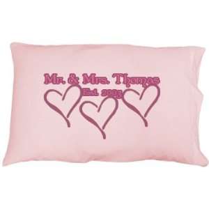  Mr & Mrs Pillow Custom Pillowcase