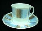 shelley coffee tea cup and saucer stripes blue plaid aegean