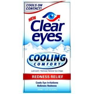 Clear Eyes Redness Relief Lubricant Redness Reliever Eye Drops, 1.0 fl 