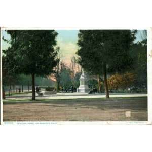  Reprint Los Angeles CA   Central Park 1900 1909