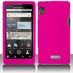 Motorola Droid 2 Hot Pink Snap on Protective Case Cover   