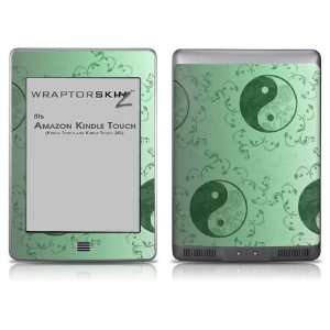     Kindle Touch Skin   Feminine Yin Yang Green 