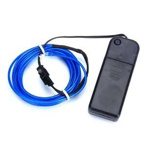  10 Feet Flexible Blue EL Wire with Inverter Electronics