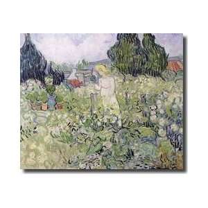   In Her Garden At Auverssuroise 1890 Giclee Print