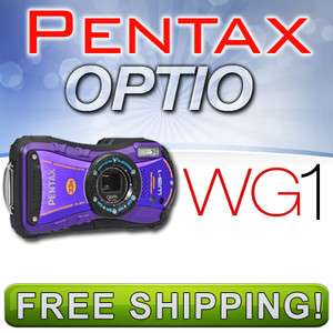 Pentax Optio WG 1 14MP 2.7 LCD Waterproof Purple   New 27075188297 