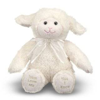 Jesus Loves Me Lamb Princess Soft Toy [With Soundboard]