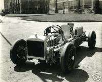 Miller 4WD Rear Engine Chassis 1938 Race Photo  