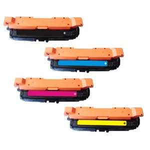  HP Color LaserJet CP4525N Toner Cartridge Set   Black,Cyan 