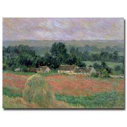 Claude Monet Haystacks at Giverny 1886 Canvas Art  