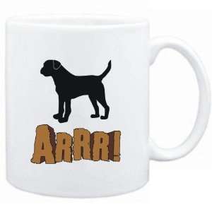    Mug White  Border Terrier  ARRRRR  Dogs