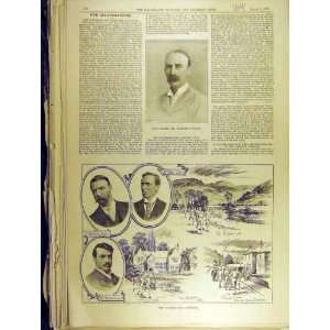   1892 Portrait Golf Stokes Huddersfield Harriers Print