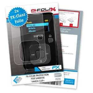 atFoliX FX Clear Invisible screen protector for Sandisk Sansa Clip 