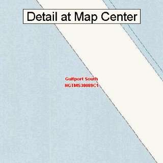   Quadrangle Map   Gulfport South, Mississippi (Folded/Waterproof