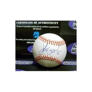  Alex Gonzalez autographed Baseball (Marlins 2003 World 