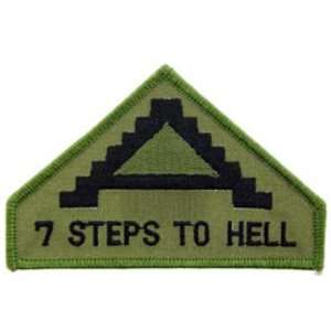  U.S. Army 7th Army 7 Steps To Hell Patch Green 3 Patio 