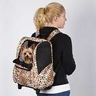   Canine Cheetah Print Backpack on Wheels ZW972   NEW   ​CHEETAH