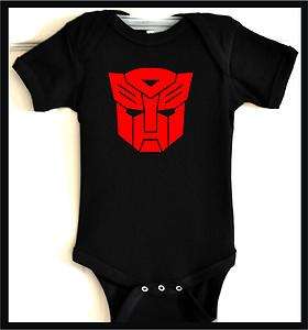 rb red transformers baby onsie kid shirt toddler romper  