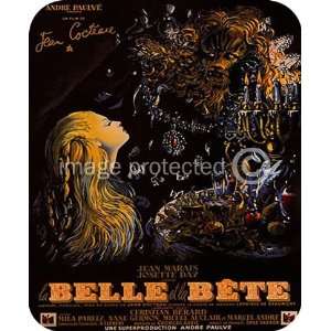  La Belle et la Bete Vintage Movie MOUSE PAD Office 