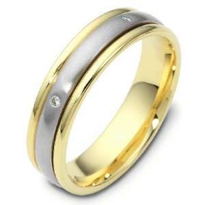  4mm spinning diamond wedding band ring (0.05cts diamonds 