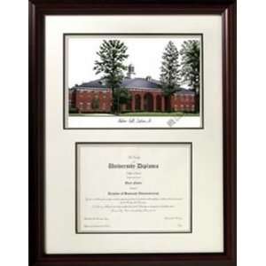  Troy University Scholar Graduate Framed Lithograph with 