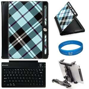   Headrest Tablet Mount + SumacLife Bluetooth Wireless Keyboard with