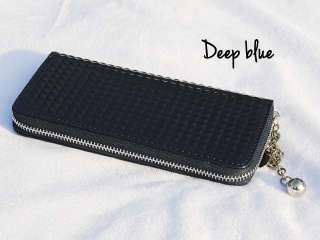 new zip around 10 colors lady women clutch wallet/purse  