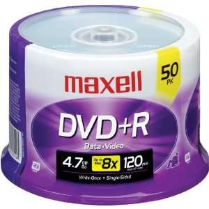  NEW 16x Write Once DVD+R   50 Disc Spindle (Memory & Blank 