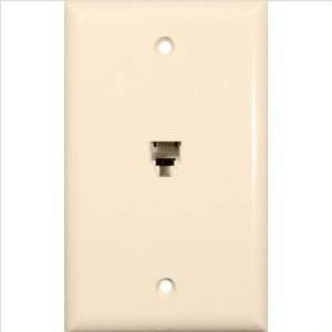  MorrisProducts 86013 6 Conductor Flush Phone Jack in Light 