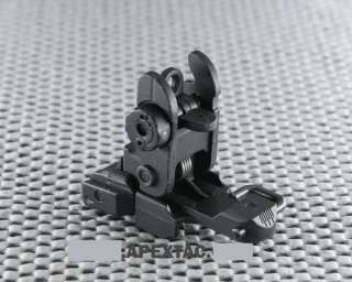 Brand New APEXTAC Tactical Low Profile Flip Up Rear Sight Type L