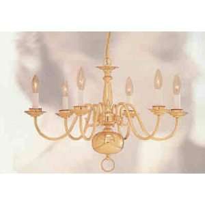  6 Light Monticello Collection Chandelier