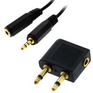  GTMax 6FT Gold Plated 3.5mm Stereo Audio Extension Cable M 