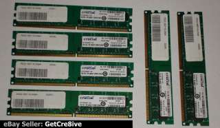 Crucial CT51264AA667 4GB DDR2 667MHz RAM MEMORY (1x4GB)  