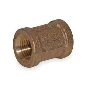 Industrial Grade 6RCW0 Coupling, 1 1/2In, No Lead Red Brass  