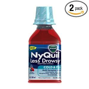  Vicks NyQuil Less Drowsy Cold & Flu Multi Symptom Relief 