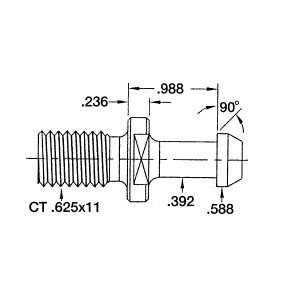  Select 4001trkc 5/8 11thr 30d Retention Knob