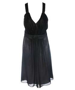 Sangria Silver lined Black Dress  