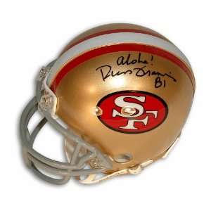  Russ Francis Autographed San Francisco 49ers Mini Helmet 