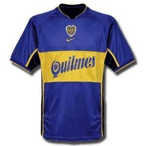  01 02 Boca Juniors Home Jersey