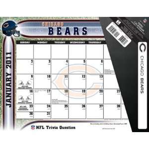  Turner Chicago Bears 2011 22X17 Desk Calendar Sports 