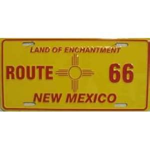   America sports Route 66 New Mexico LICENSE PLATES