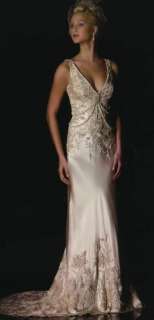 2011 V neck Wedding Dress Prom Gown Bridesmaid custom  
