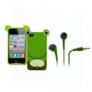  EMPIRE Apple iPhone 4 / 4S Poly Skin Case Cover (Frog 
